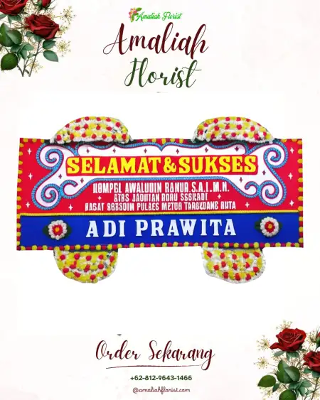 Papan Bunga Ucapan Selamat Cendono